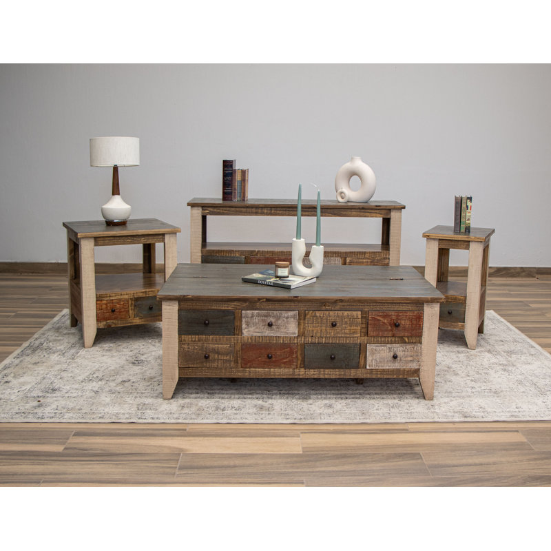 Dobby Chair Side Table With 1 Drawer