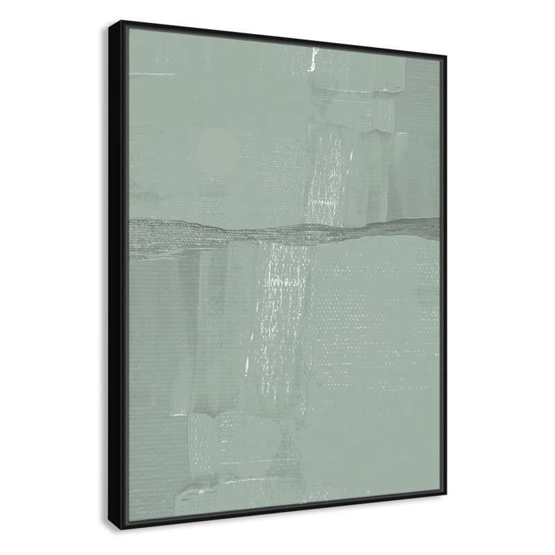 Attica - Toile à cadre flottant, Noir, H 41,5 po x l 31,5 po x P 2 po