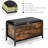 Faux Leather Upholstered Storage Bench
