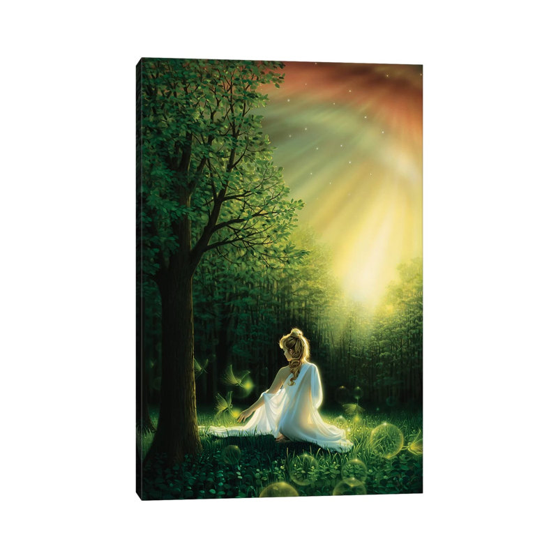Fairy Friends by Kirk Reinert - Wrapped Canvas Print, 20.32 cm H x 30.48 cm W