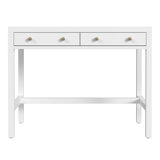 Nora 40 in. W Rectangular Wood 2 Drawer Writing Desk