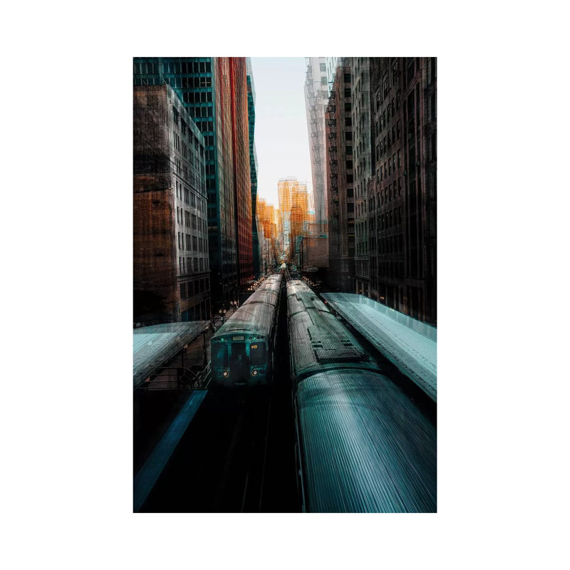 Chicago's Station 1 Piece Wrapped Canvas Wall Art, 101.6 cm H x 66.04 cm W x 3.175 cm D