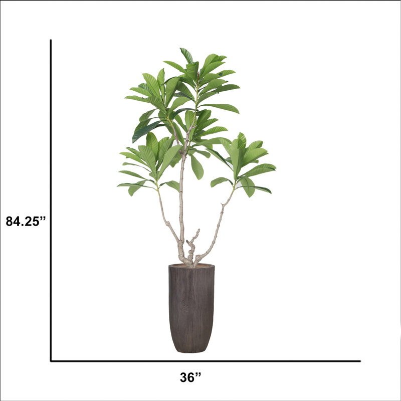 84.25'' Faux Blueberry Tree Tree