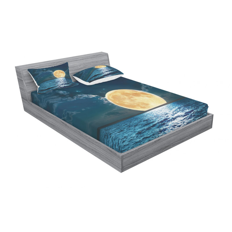 Microfiber Sheet Set, Full Sheet Set with Fitted Sheet