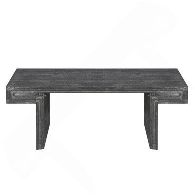 Table basse à deux niveaux American Vintage