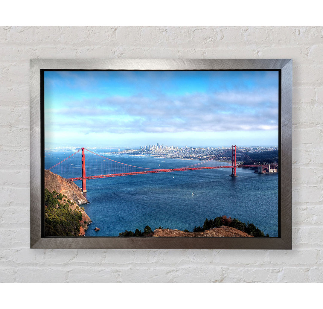 San Francisco Panorama - Einzelner Bilderrahmen Kunstdrucke