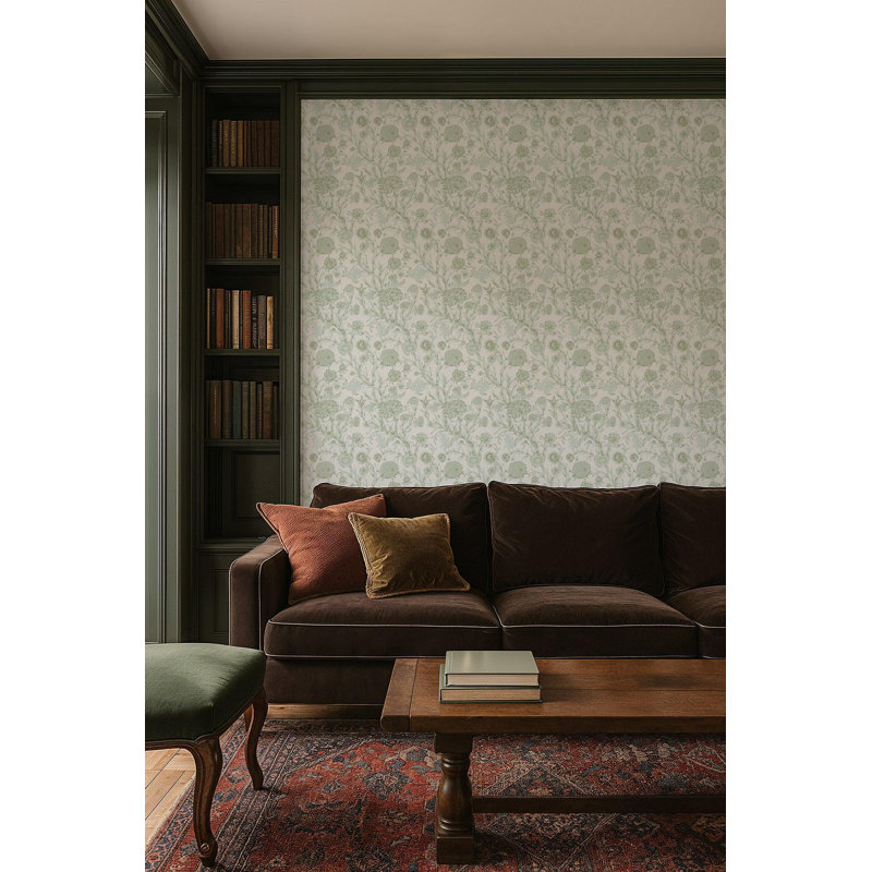 Blooming Thicket - Wallpaper, Morning Glow, Premium Paper, Non-Pasted