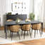 MAXENCE Oak Solid Wood Base Dining Table-93547913