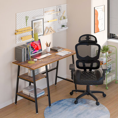 Metal Base Computer Desk