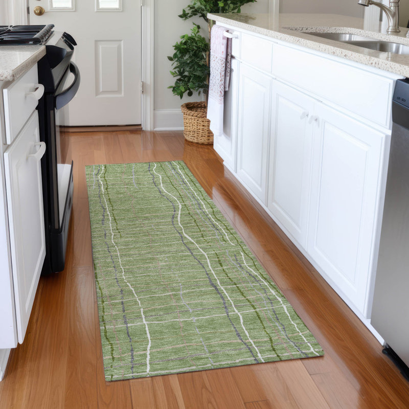 Tapis intérieur / extérieur lavable à la machine Chayden ACN998, Runner 2'3" x 7'6"