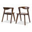 Chaises d'appoint en bois massif Rozella