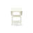 3 Piece Dining Table Set Contains a Round Dinner Table with Dropleaf & Shelves and 2 Pink Flamingo Faux Leather Upholstered Chairs, Linen White-1822511232-1755017760-1770656704