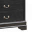 Charmant coffre de rangement traditionnel noir