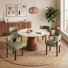 48.5cm H Upholstered Upholstered Back Side Chair