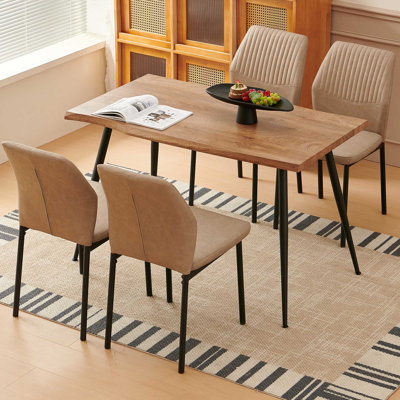 47 Inch Dining Table Set For 4