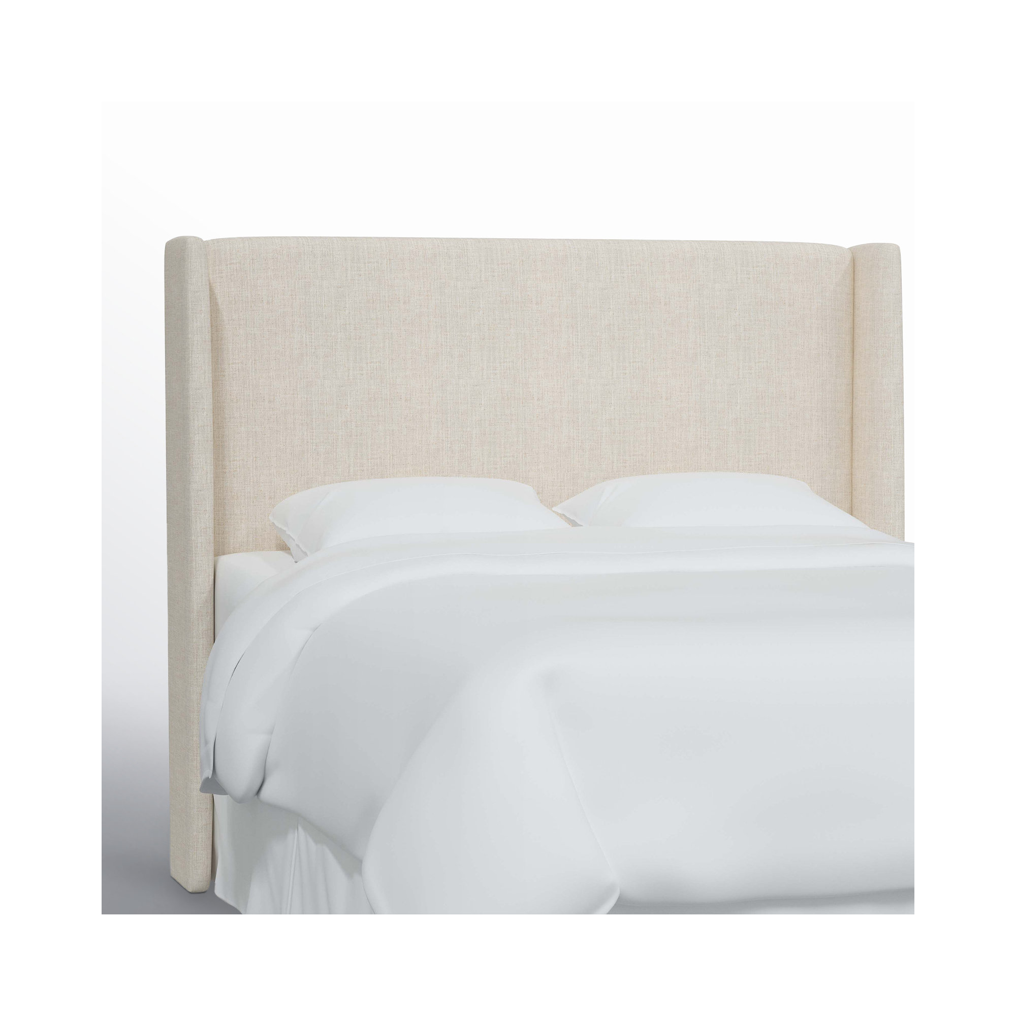 Bellfield Upholstered Headboard, California King, Classic Talc Linen