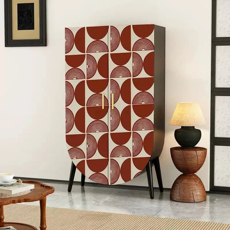 Modern Minimalist Double Door Wardrobe