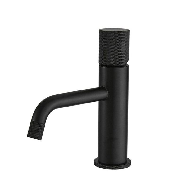 Single-Hole Single-handle Bathroom Faucet, Matte Black