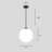 1 - Light Black Single Pendant-330271579