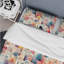 Ensemble de housse de couette à motif géométrique de couleurs pastel Skylines I-1723782682