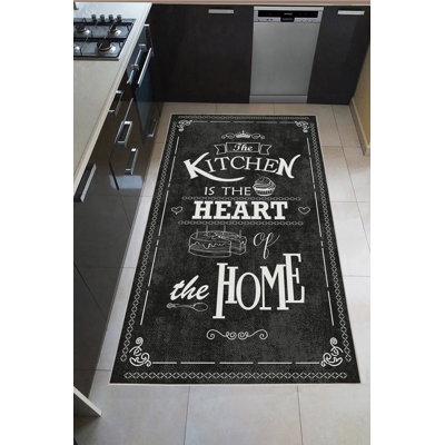 Tapis écologique (5,9 x 9,2 pi), 100% polyester, 650 g / m² | Antibactérien, antidérapant à pois en PVC, hauteur des poils de 0,2 po | Lavable à la machine, impression numérique pour une décoration moderne, durable et facile d'entretien