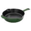 STAUB Cast Iron 8.5-Inch Traditional Deep Skillet - Basil