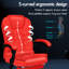 Massage Office Chair With Footrest Executive Gaming Seat PU Leather-519567188