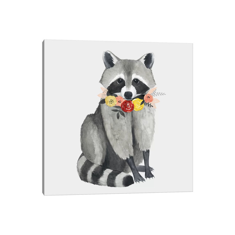 Flower Crown Forester III by Grace Popp - Wrapped Canvas Painting, 30.48 cm H x 30.48 cm W