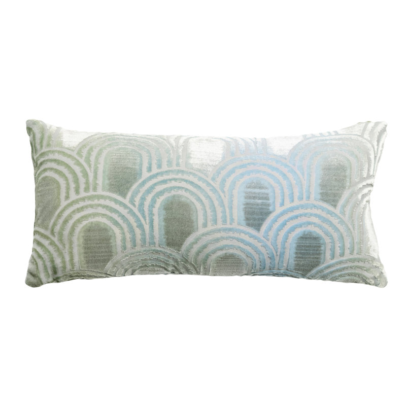 Endless Velvet Pillow Velvet Throw Pillow, Ice