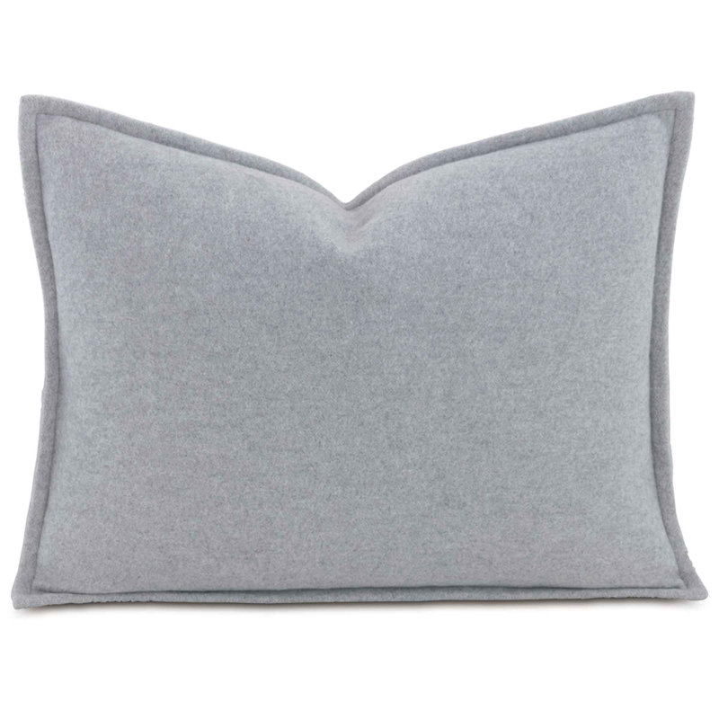 Brera Cotton Pillow Sham, Queen, Gray