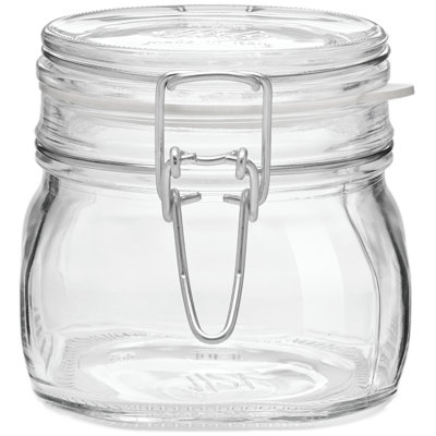 Vorratsglas 0,50 ltr. eck.Form (6er Set)