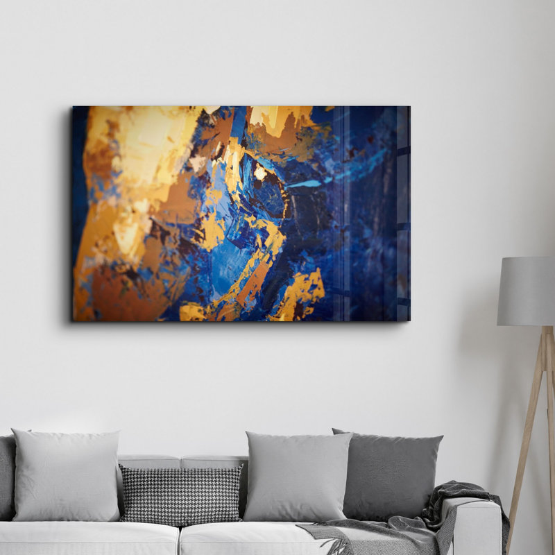 Peinture décorative en verre trempé