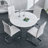 Dilbag Round Metal Base Dining Table