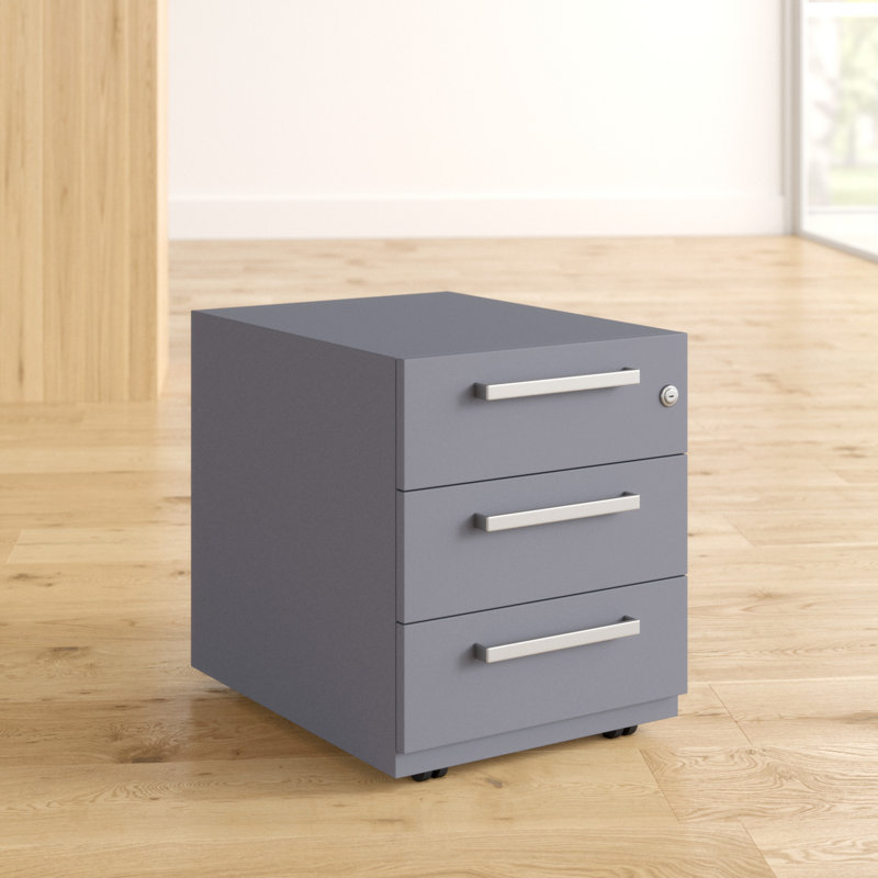 Note 3 Drawer Filing Cabinet, Anthracite