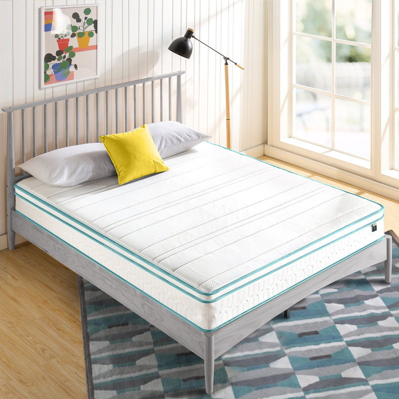 Matelas hybride moyen 8 po Zinus, Grand