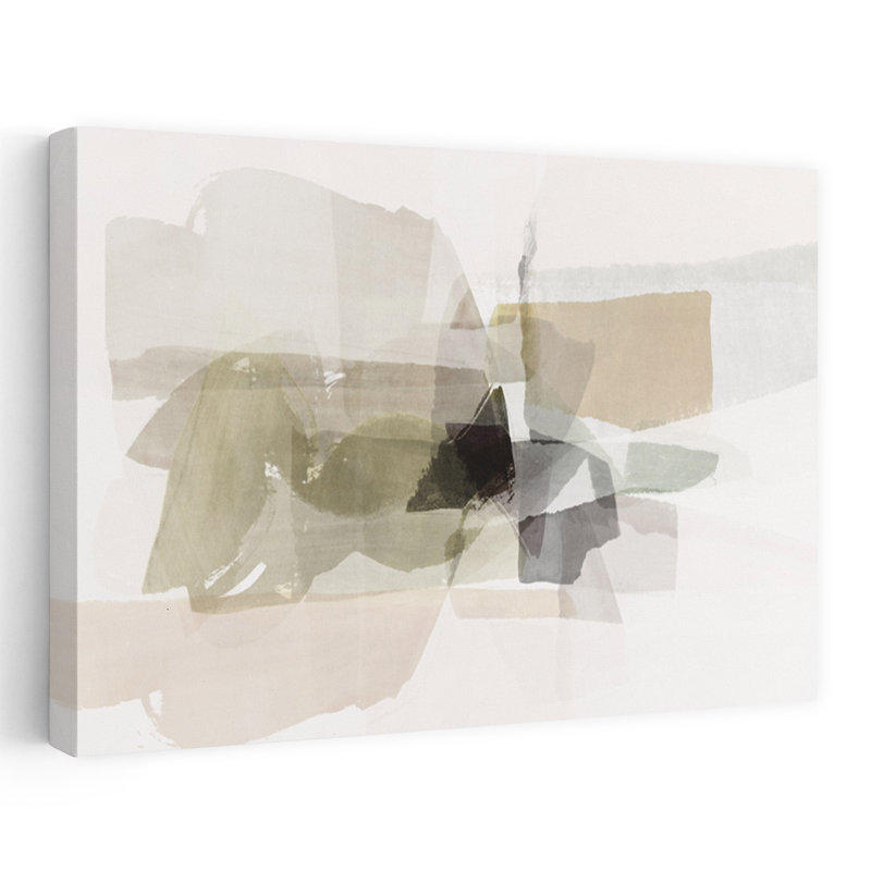 Art contemporain, art contemporain abstrait, H 32 po x l 48 po