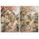 Très grand ensemble de 2 fleurs printanières sur toile printanières, impression sur toile, Cottagecore, village floral pour chambre à coucher, salon, entrée, impression sur toile 24 x 36 pouces - prête à être accrochée