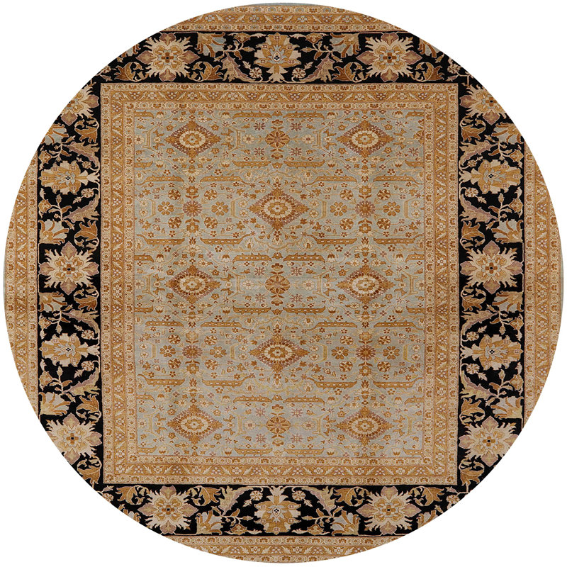 Chue Oriental Indoor Rug, Round 6'