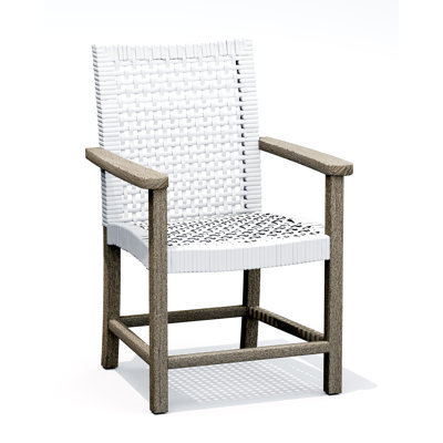 AlsoiWT Solid Wood Outdoor Dining Armchair