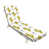 Blanc, cactus jaune