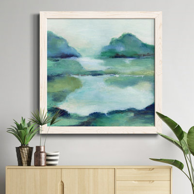 Golden Perfume II - peinture sur toile encadrée