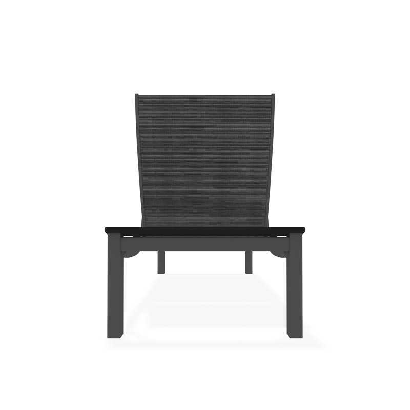 Bazza Outdoor Chaise Lounge, Collect Indigo, Graphite