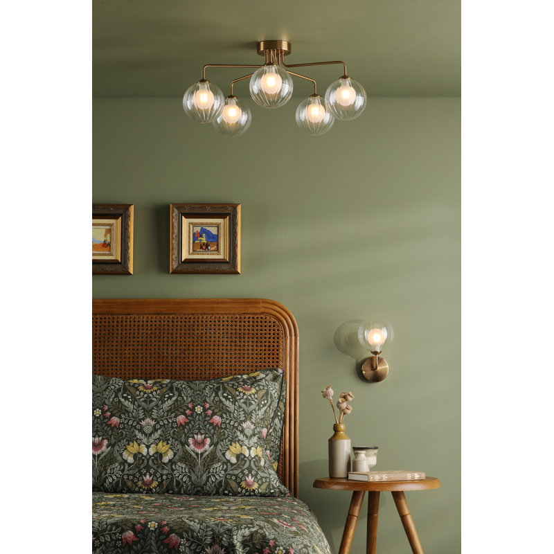 Flush Mount, 5, 24" H x 50" W x 50" D