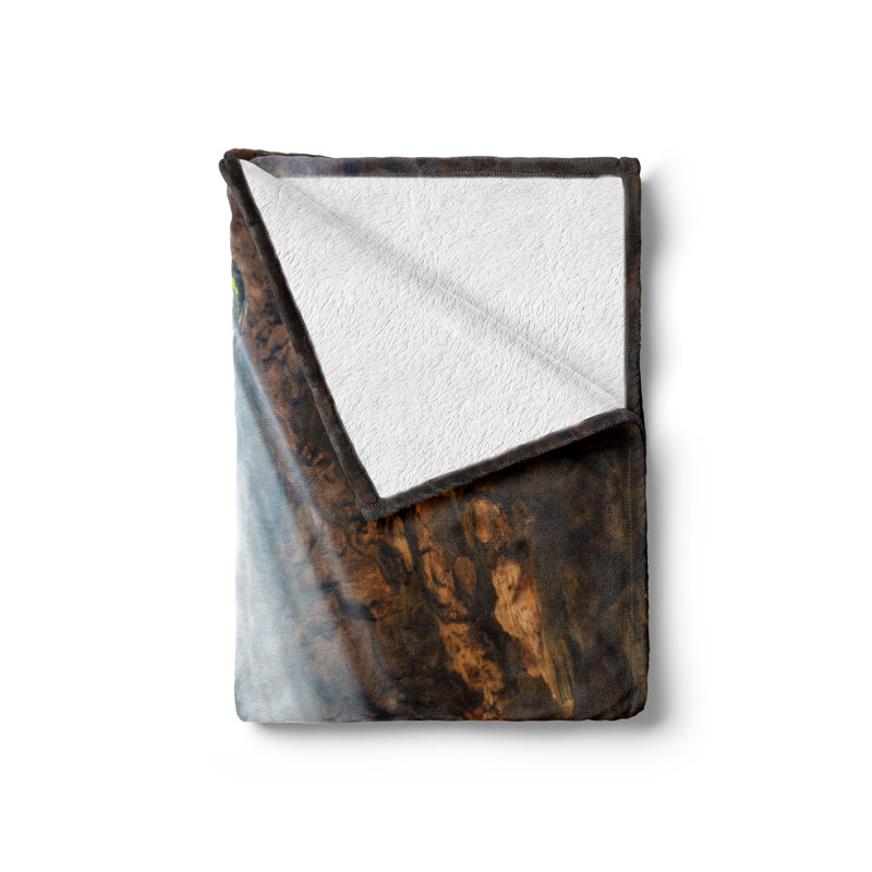 Hand Woven Throw Blanket, 50" x 70"