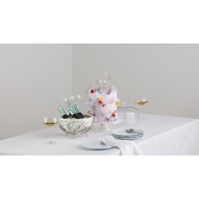 Butterfly Meadow 25th Anniversary Cake Plate