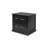 Abby Modern Wood Lateral File Cabinet - Black