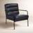 Keeley 23.5" W Top Grain Leather Armchair-1674906495