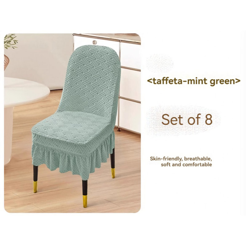 Housse pour chaise de salle à manger en polyester