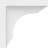 2"W x 6"D x 6"H Standard Warren Architectural Grade PVC Bracket-41422720