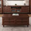 Table basse rétro avec grande capacité de rangement-105898263